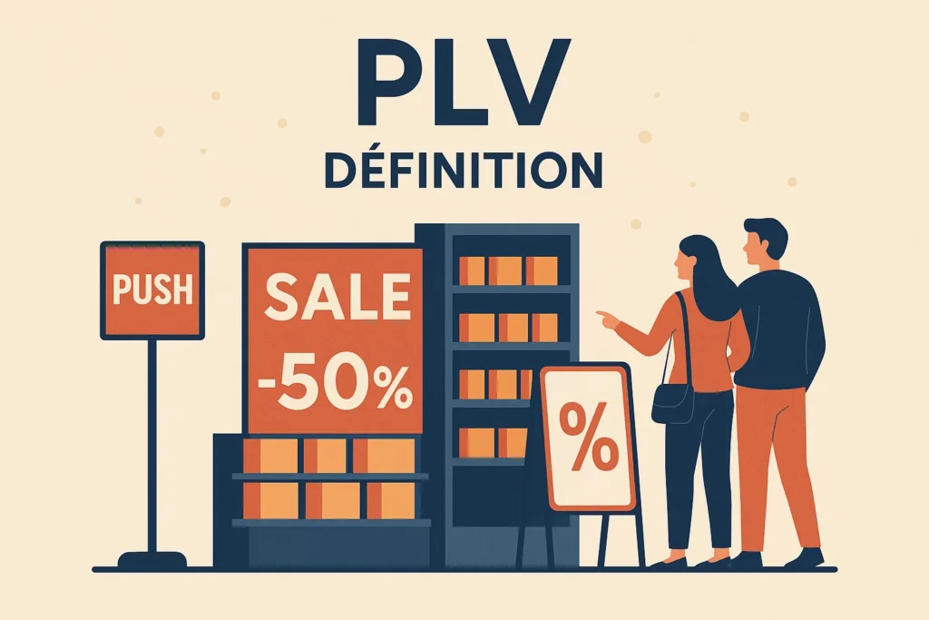 Structure PLV et visuels d'affichage garantissant un street marketing réussi et impactant
